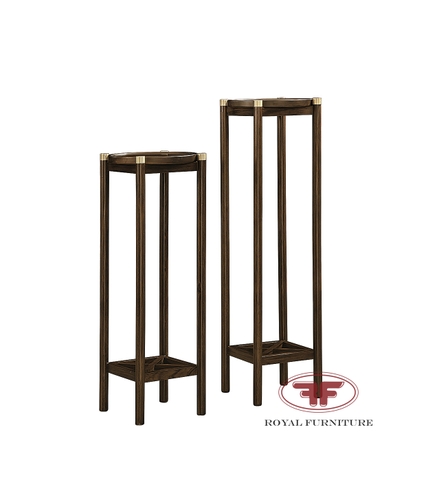 ĐÔN HOA TRANG TRÍ INDOCHINE GỖ ÓC CHÓ CAO CẤP NHẬP KHẨU HT2357