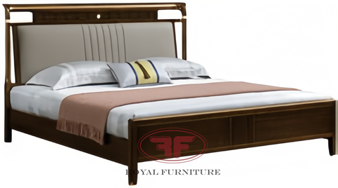 GIƯỜNG NGỦ INDOCHINE GỖ ÓC CHÓ NHẬP KHẨU 1M8X2M - 1M5X2M MÃ 2330