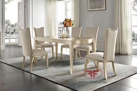 BỘ BÀN ĂN CHỮ NHẬT 6 GHẾ HIỆN ĐẠI CAO CẤP 8802