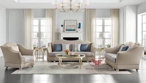 BỘ SOFA PHÒNG KHÁCH BỌC NỈ PHONG CÁCH HIỆN ĐẠI LUXURY MỚI NHẤT 8811