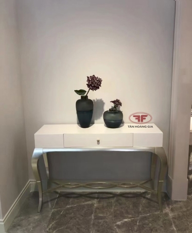 BÀN CONSOLE TRANG TRÍ LUXURY GỖ TỰ NHIÊN NHẬP KHẨU 8802