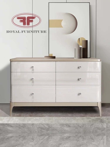 TỦ NGĂN KÉO HIỆN ĐẠI GỖ TỰ NHIÊN MÀU VÀNG CHAMPAGNE 8805