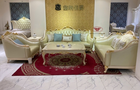 SOFA TÂN CỔ ĐIỂN DÁT VÀNG ĐẸP SANG TRỌNG 8832