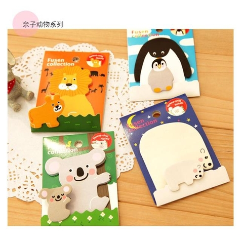 Note Fusen couple animal_N137