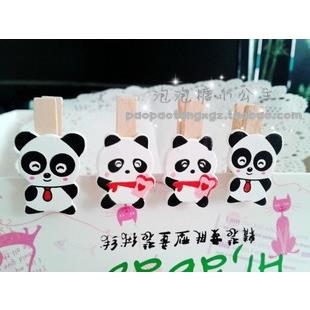 Vỉ kẹp gấu panda 4_G02.34