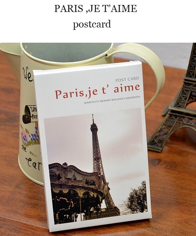 Bộ thiệp Post Card Pari 30 tấm_PC12