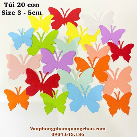 Bướm giấy size nhỏ - Trang trí scrapbook, album, love box, thiệp..._QC39