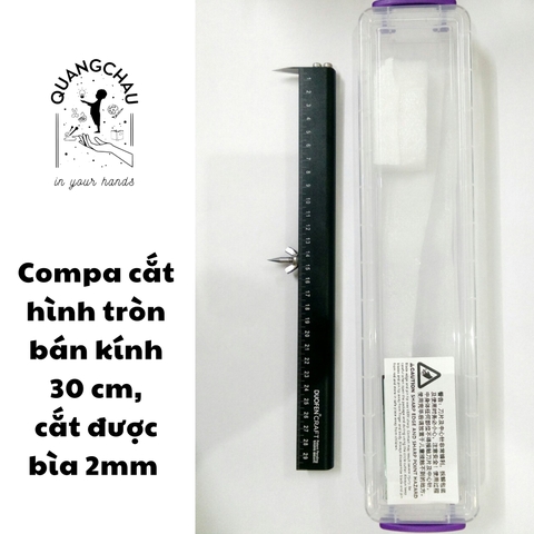 Compa cắt bìa tròn (đường kính 01-30cm)