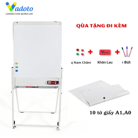 Bảng Flipchart Cao Cấp Busan – Bảng Kẹp Giấy Chân Gấp, Điều Chỉnh Chiều Cao