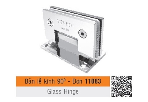 Bản lề cửa kính 90 độ đơn 11083