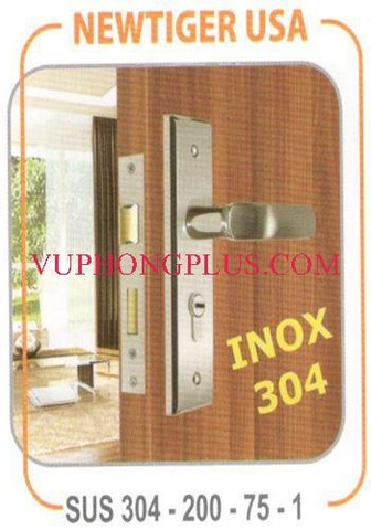 Khóa tay gạt inox cửa phòng Newtiger SUS 304-200-75-1