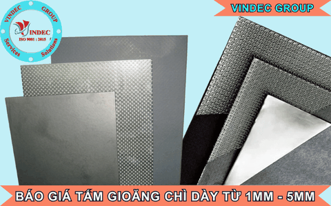 Báo Giá Tấm Gioăng Chì Graphite Dày 1m, 2mm, 3mm, 4mm, 5mm Mới Nhất