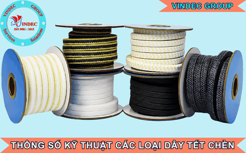 Thông Số Kỹ Thuật Của Các Loại Dây Tết Chèn Phổ Biến Hiện Nay
