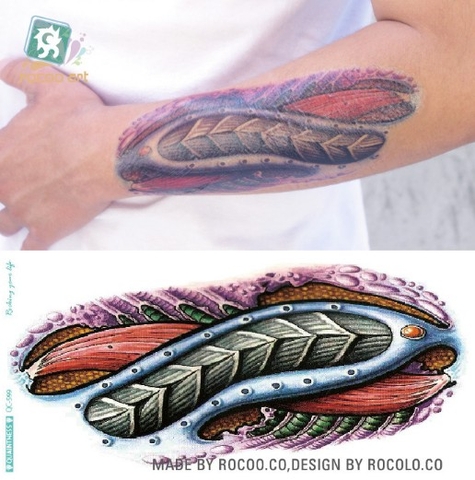 Hình xăm dán tattoo hoa hồng XQB141  Candyshop88 chuyên quà tặng hộp  quà quà tặng trang sức hình xăm dán tattoo