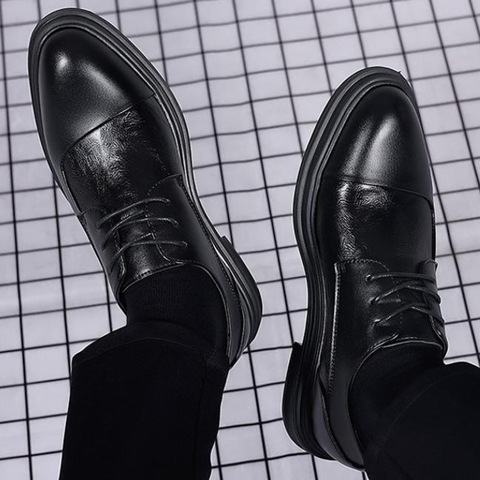 Giày Tây Nam cột dây mẫu đơn giản cho anh em văn phòng GTA455