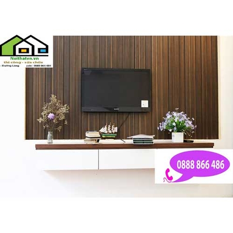 kệ tivi treo tường có 3 ô kéo TV-104
