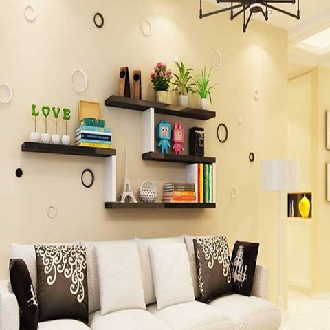 KỆ TRANG TRÍ GIÁ SÁCH TREO TƯỜNG KG-123