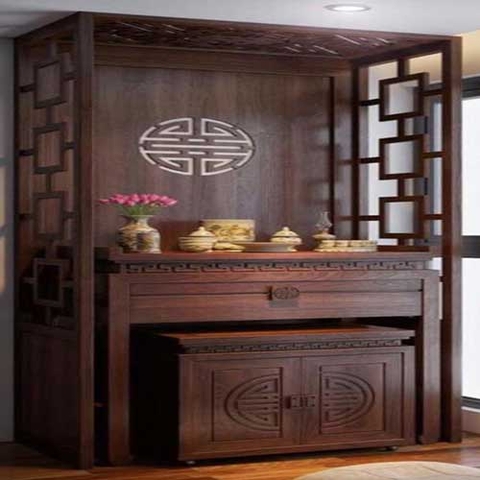 bàn thờ cùng vách cnc BT-005