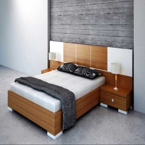 Giường ngủ gỗ công nghiệp chống ẩm G-041