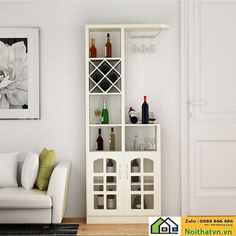 tủ rượu gỗ công nghiệp nhỏ gọn TR-017
