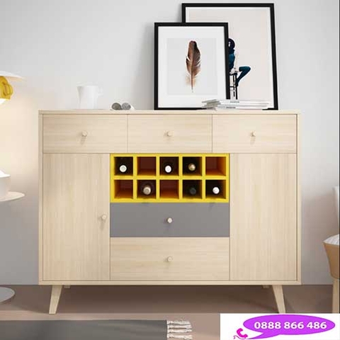 tủ rượu gỗ công nghiệp TR-036
