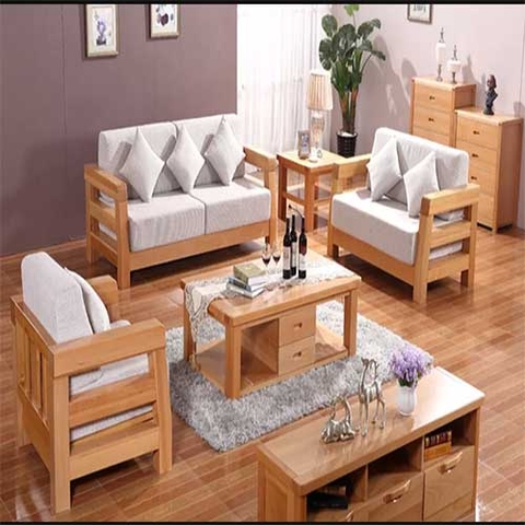 bộ sofa gỗ sồi SF-221