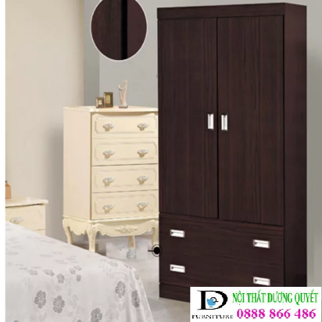 Tủ quần áo gỗ công nghiệp phủ melamine hiện đại TA-027