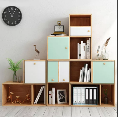 Giá sách gỗ công nghiệp thiết kế độc đáo KS-416