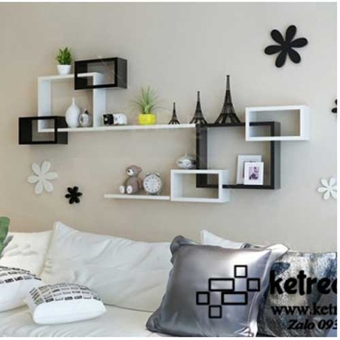 Kệ gỗ treo tường giá ưu đãi KG-041