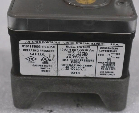 Công tắc áp suất 8104118005 RLGP-G