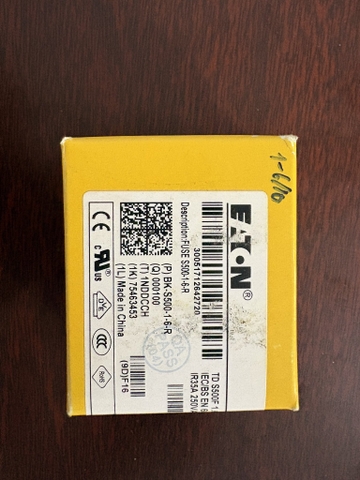 Cầu chì kính BK/S500-1.6-R