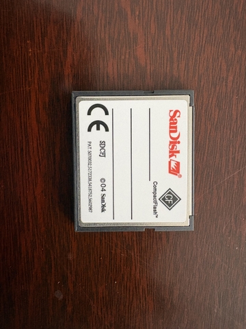 Thẻ nhớ Sandisk 256Mb Compact flash