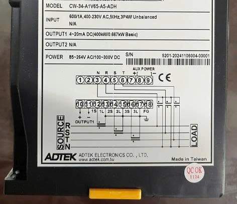 Bộ chuyển đổi tín hiệu công suất CW-34-A1V65-A5-ADH