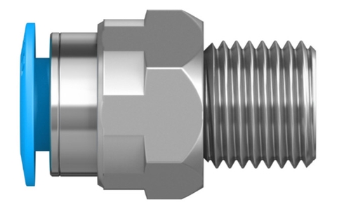 Đầu nối ren khí QS-1/4-10