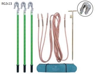 Cọc tiếp địa cao thế (loại GB lưỡi kép ngoài trời)