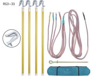 Cọc tiếp địa điện áp thấp (lưỡi nhỏ ngoài trời)