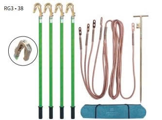 Cọc tiếp địa điện áp cao (loại GB lưỡi kép ngoài trời)