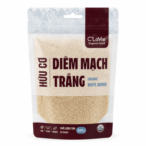 Diêm mạch trắng hữu cơ C'LaVie 200g