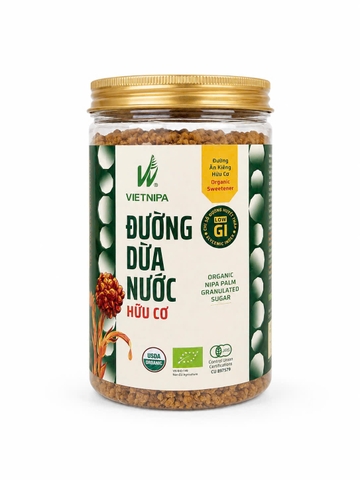 Đường dừa nước hữu cơ VIETNIPA - 350g