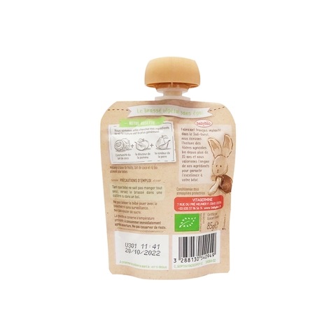 Sữa chua yến mạch hữu cơ cho bé vị chuối Babybio 85g (≥ 6 tháng)