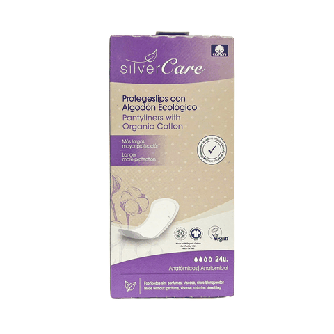 Băng vệ sinh hữu cơ hàng ngày Anatomical Silvercare 24 miếng