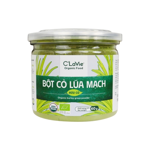Bột cỏ lúa mạch hữu cơ C’LaVie 60g