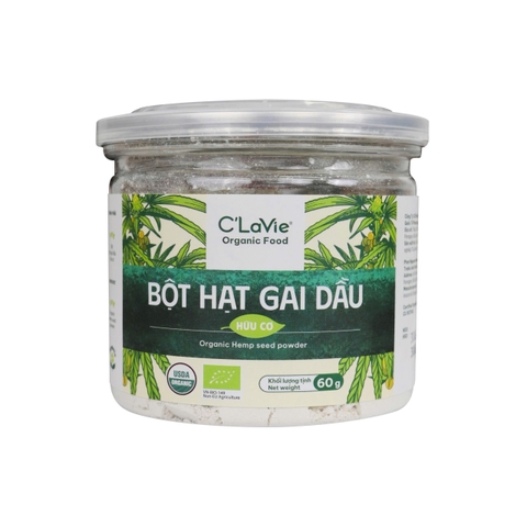 Bột hạt gai dầu hữu cơ C’LaVie 60g