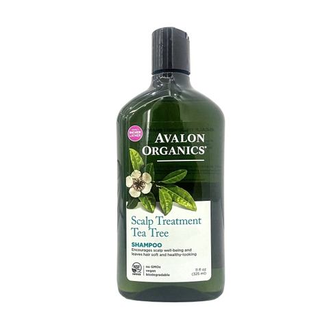 Dầu gội hữu cơ Avalon Organic hương tràm trà dành cho da đầu nhạy cảm 325ml