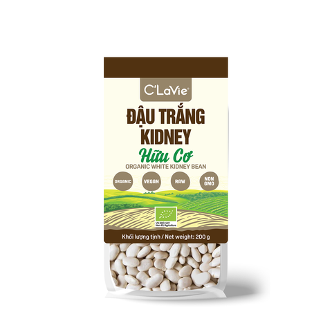 Đậu trắng kidney hữu cơ C'LaVie 200g