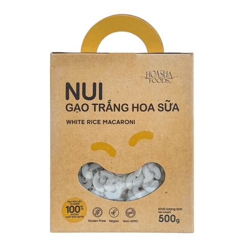 Nui gạo trắng Hoa Sữa 500g