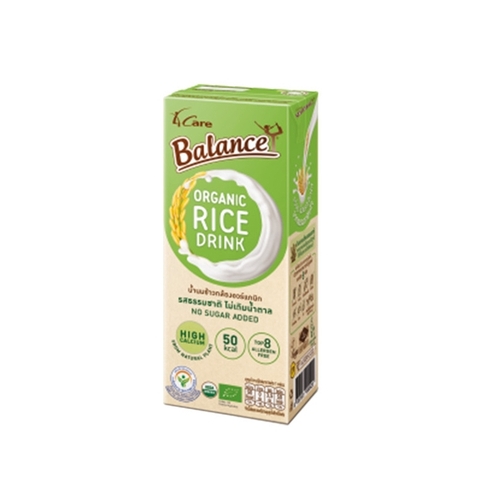 Sữa gạo hữu cơ không đường 4Care Balance 180ml