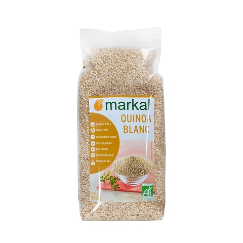 Hạt diêm mạch quinoa trắng hữu cơ Markal 500g