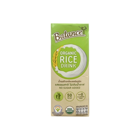 Sữa gạo hữu cơ không đường 4Care Balance 180ml