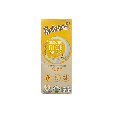 Sữa gạo hữu cơ vị vani Balance 180ml